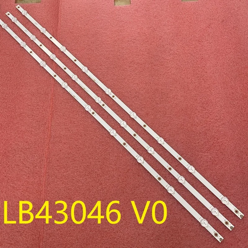 LED Backlight Strips For 43PFT5503 43PFS5801 43PFS5803/12 43PFS5823/12 LB43046 V0_02 V0_00  LB PM3030 GJD3X3433X9AQH2