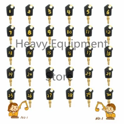 30Pcs iron Key Heavy Equipment Ignition Loader Dozer Key For Caterpillar 5P8500 CAT Free Shipping