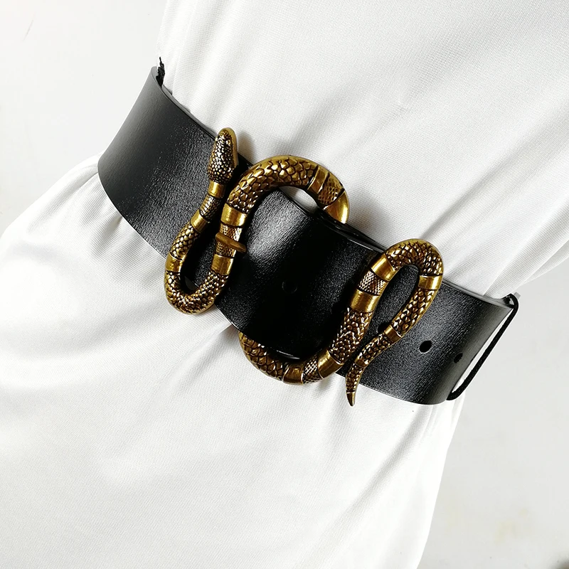 Luxury Belts For Women High Quality Genuine Leather Female Waist Wide Corset Belt Plus Size Big Waistband For Coat Dress