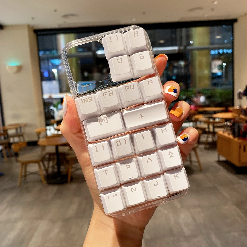 クリエイティブキーボード 3D ケース iPhone 15 14 13 プロマックス