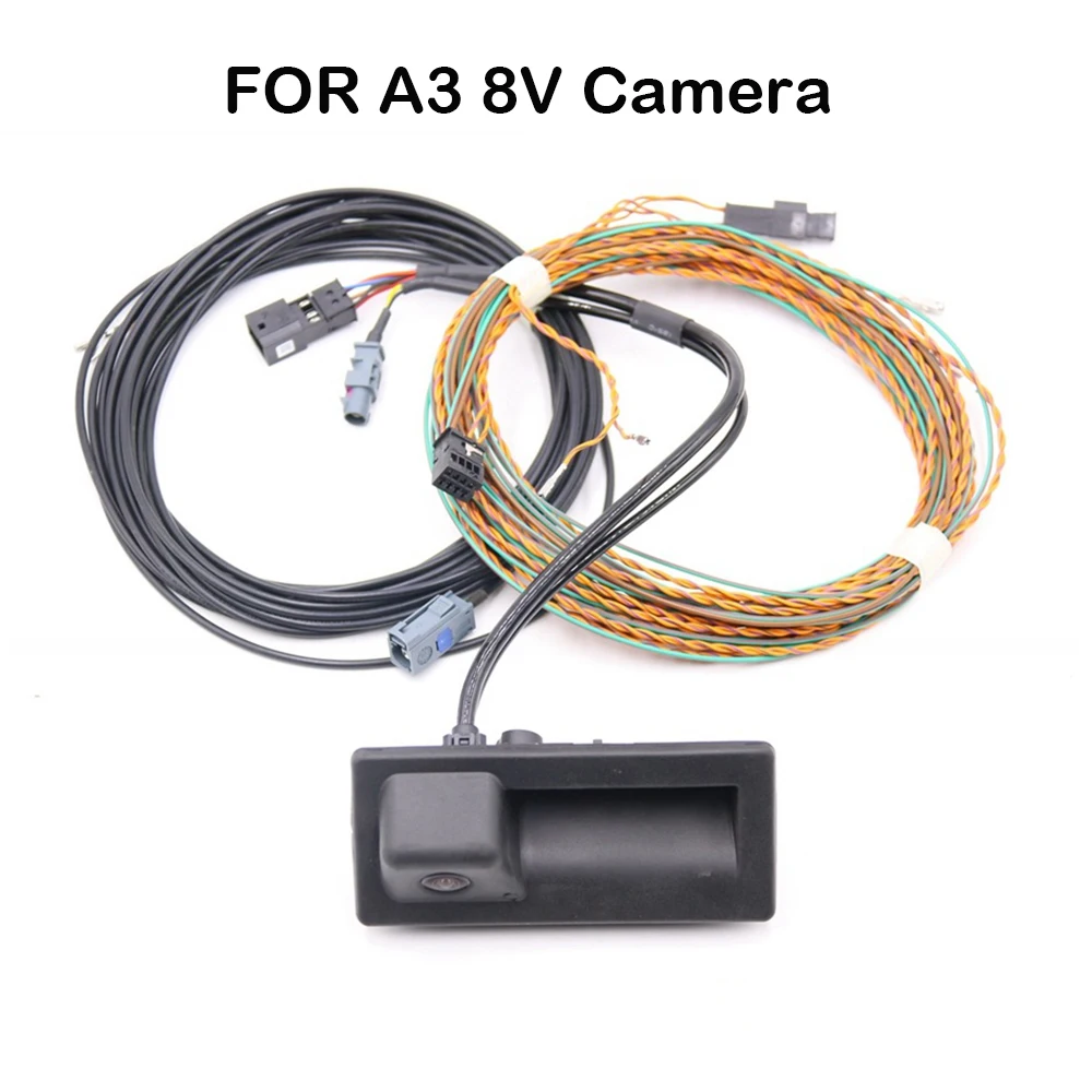 FOR Audi A3 8V Facelift MIB 2 MIB 1 UNIT 8V0 827 566 B 5Q0980556B Rear View Camera Trunk Handle with High Guidance Line