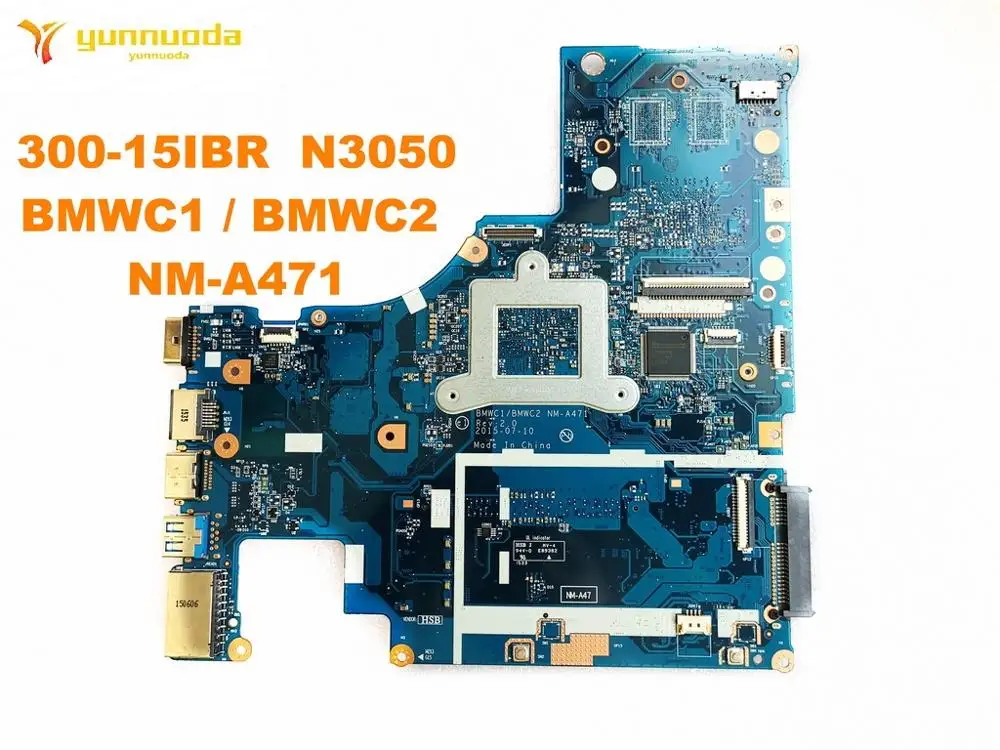 Original for Lenovo 300-15IBR Laptop motherboard 300-15IBR  N3050  BMWC1  BMWC2  NM-A471 tested good free shipping