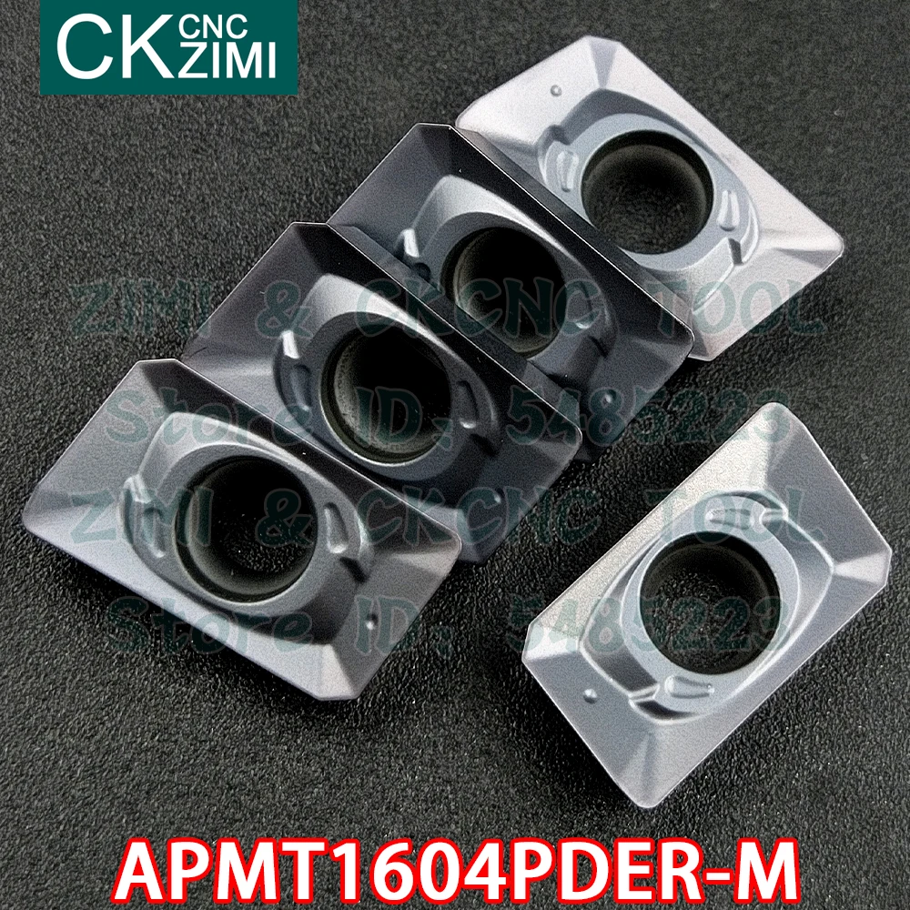 Imagem -04 - Apmt 1604 Pder m Inserções de Carboneto de Ombro Inserções de Trituração Ferramentas Cnc Torno de Metal Ferramentas Indexáveis para Aço Apmt1604pder-m Zm2125