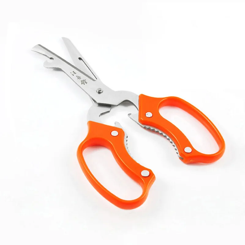 Wholesale Wangwuquan 120pcs Lot Stainless Multi-functional Kitchen Shear detachable multi purpose household kitchen scissors