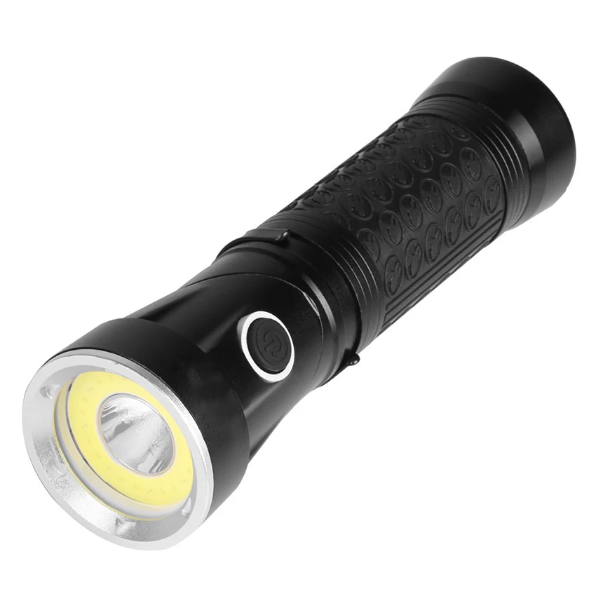Linterna de trabajo giratoria de 90 grados T6 + COB, potente lámpara LED para antorchas, linternas portátiles de luz blanca/roja para acampar al aire libre