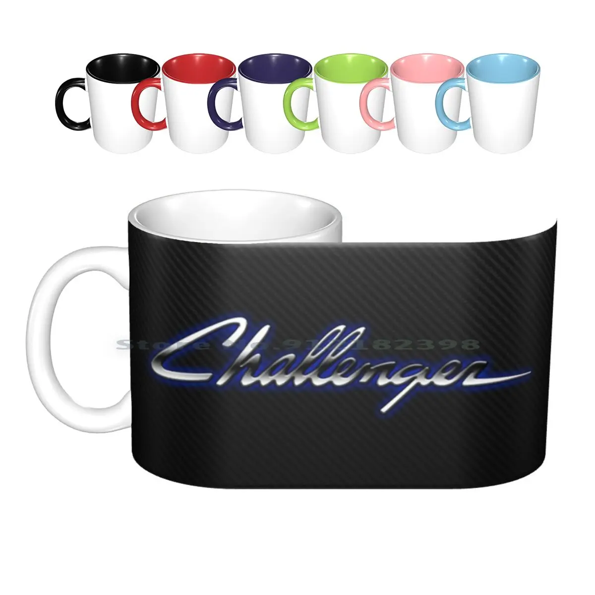 Challenger Ceramic Mugs Coffee Cups Milk Tea Mug Challenger Mopar Cars Hemi Racing Speed Engine Srt Rt Creative Trending