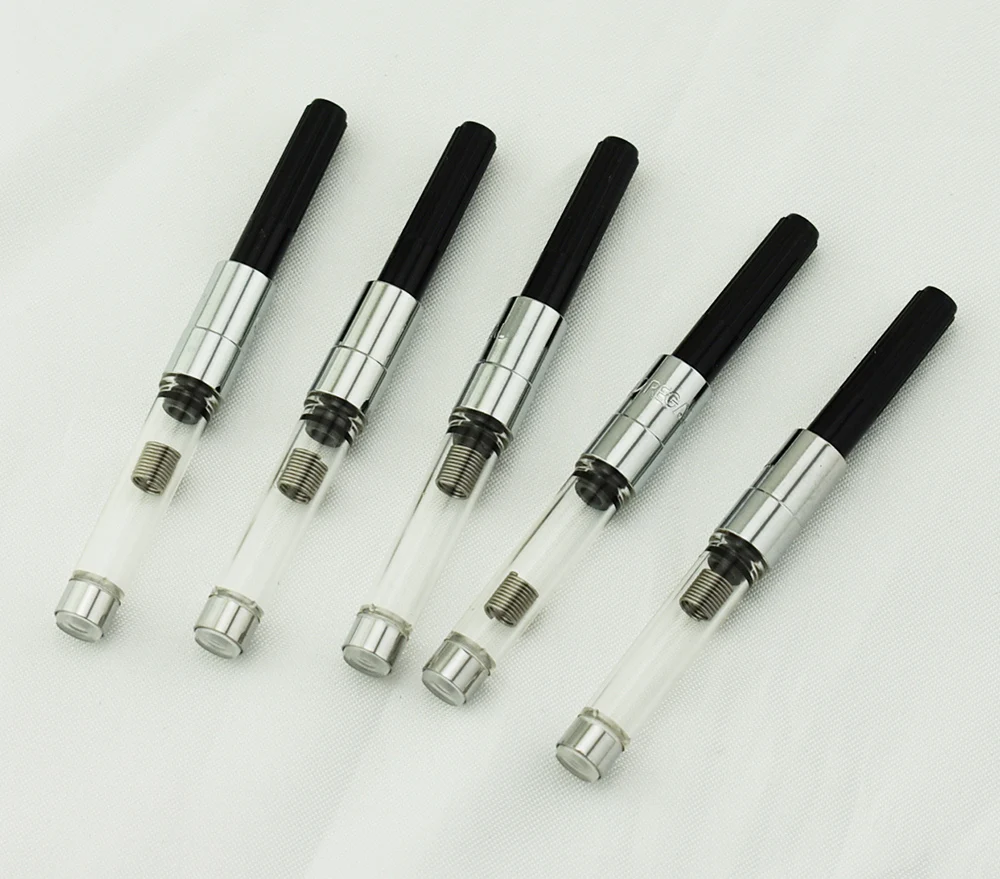 5 PCS / 10 Pieces Regal Fountain Pen Metal Ink Converter , International Standard Size