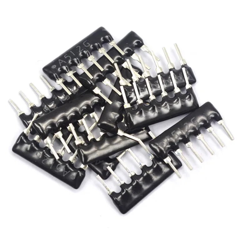 10PCS 6 feet exclusion p 4.7 K to 10 K resistor network 1 K, 5.1 K A103J 100 to 102, 104, 472, 512 feet from the 2.54 MM