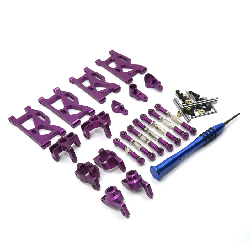 Suitable For  WLtoys 144010 124019 124017-16-18 144001 02 RC Car Metal Parts ﻿