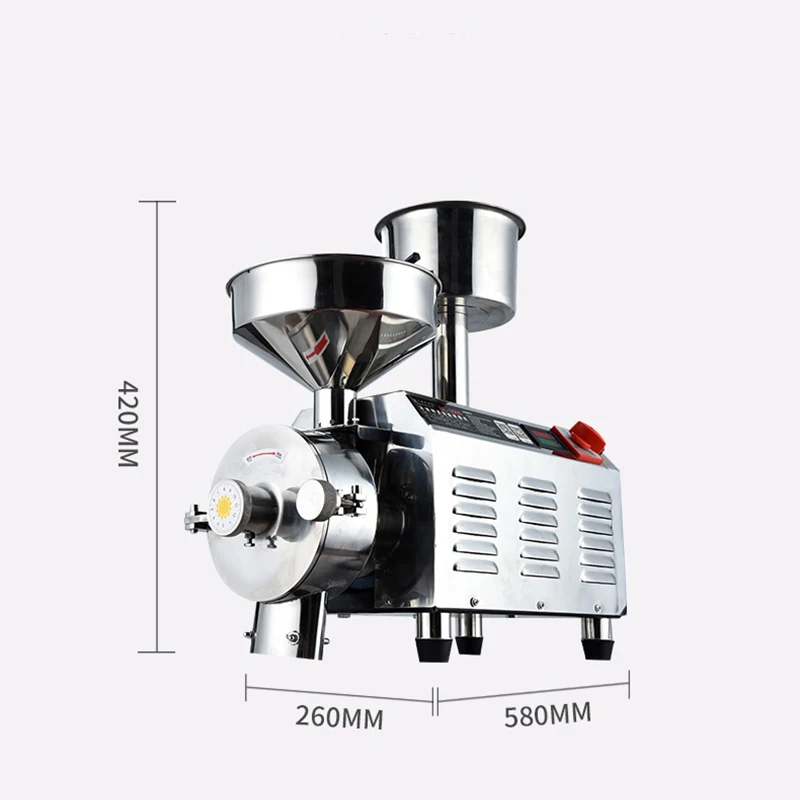 آلة طحن الرطب والجاف 3000 واط المنزلية فائقة غرامة طاحونة التجارية متعددة الوظائف طحن و متعددة الحبوب العالمي