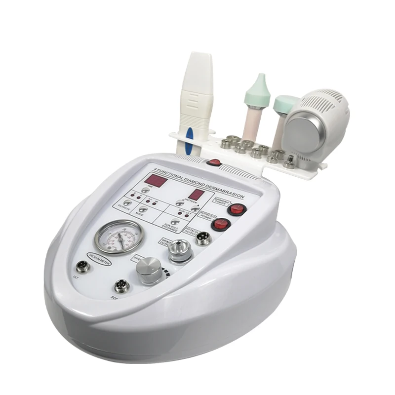 4 in 1 Dermabrasion microdermabrasion peel machine Diamond Facial Deep Cleansing Face Lifting Ultrasonic Massage Beauty Device