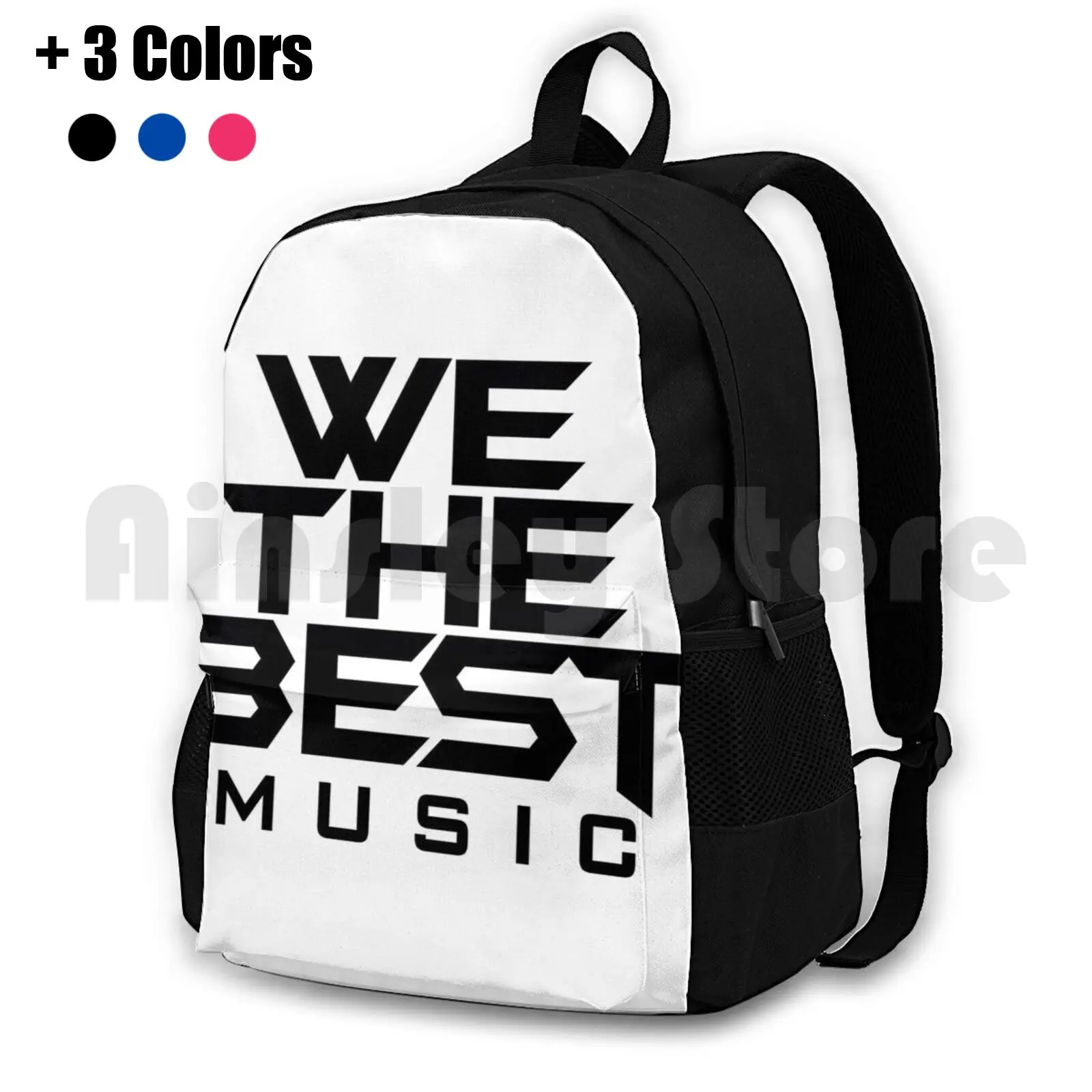 We The Best Music Logo Outdoor Hiking Backpack Waterproof Camping Travel Dj Khaled We The Best Major Key R B Hip Hop