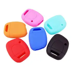 1 Button Silicone Car Remote Key Fob Cover Shell Case for Renault Twingo Clio