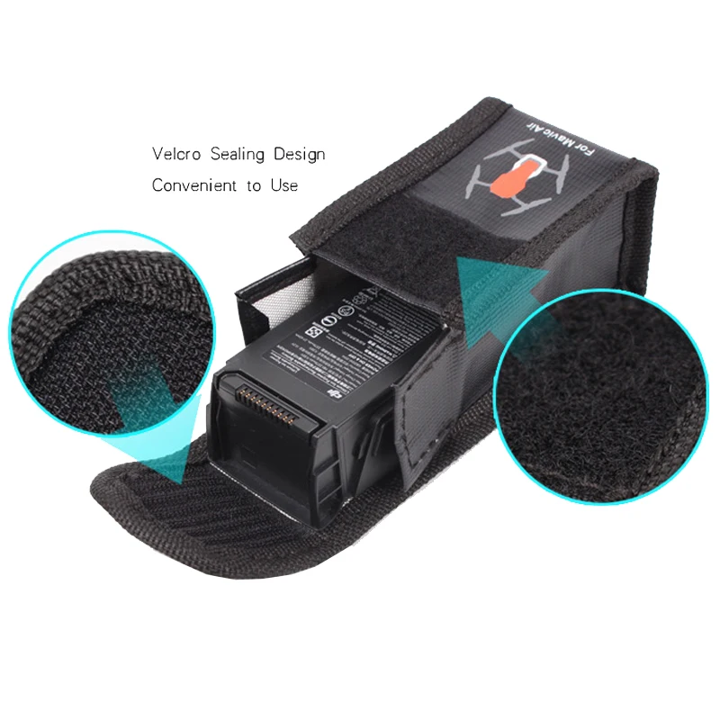 Lipo Safe Bag For DJI Mavic Air Battery Portable Safety Fireproof Bag Fire Retardant Badiatio Case for DJI Mavice Air Bateria