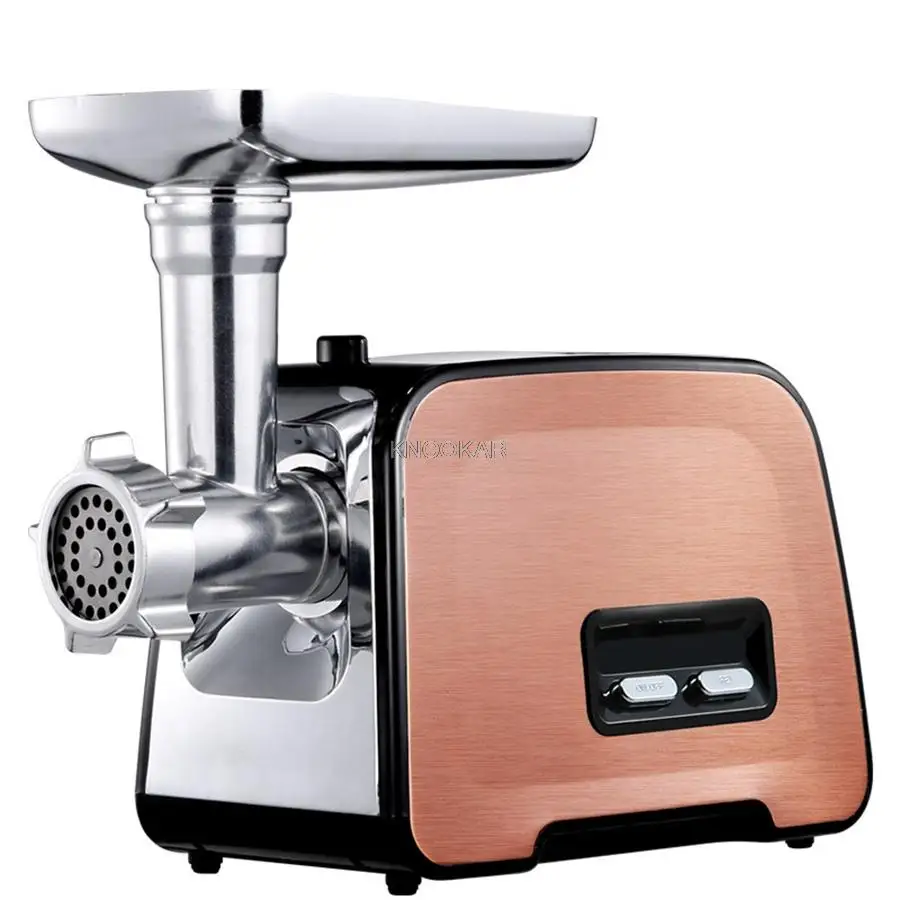 المنزلية بنسبة اللحوم المفرمة ماكينة تعبئة النقانق متعددة الوظائف اللحوم المفرمة الفولاذ المقاوم للصدأ 220V