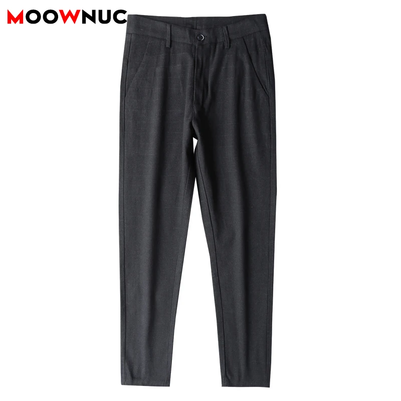 

Men's Fashion Pant Autumn New Casual Trouser 2021 Sportswear Male Spring Full-Lengt Cotton Hombre Business Streetwear MOOWNUC