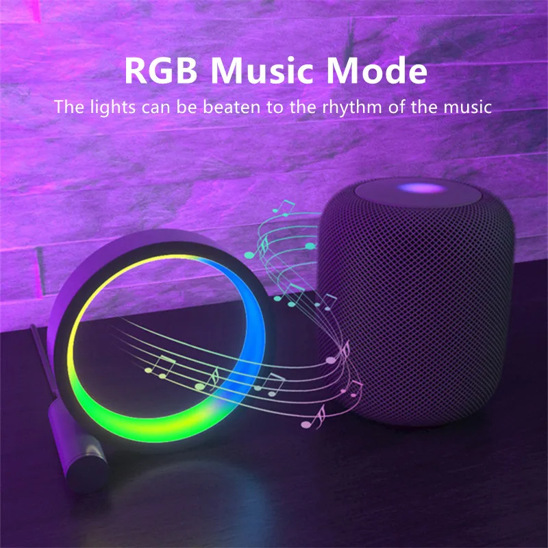 RGBW LED Table Lamp Smart Desk Light APP Control rgb Night Light Colorful LED Desktop Lamp USB Ambient Lighting Home Decoration