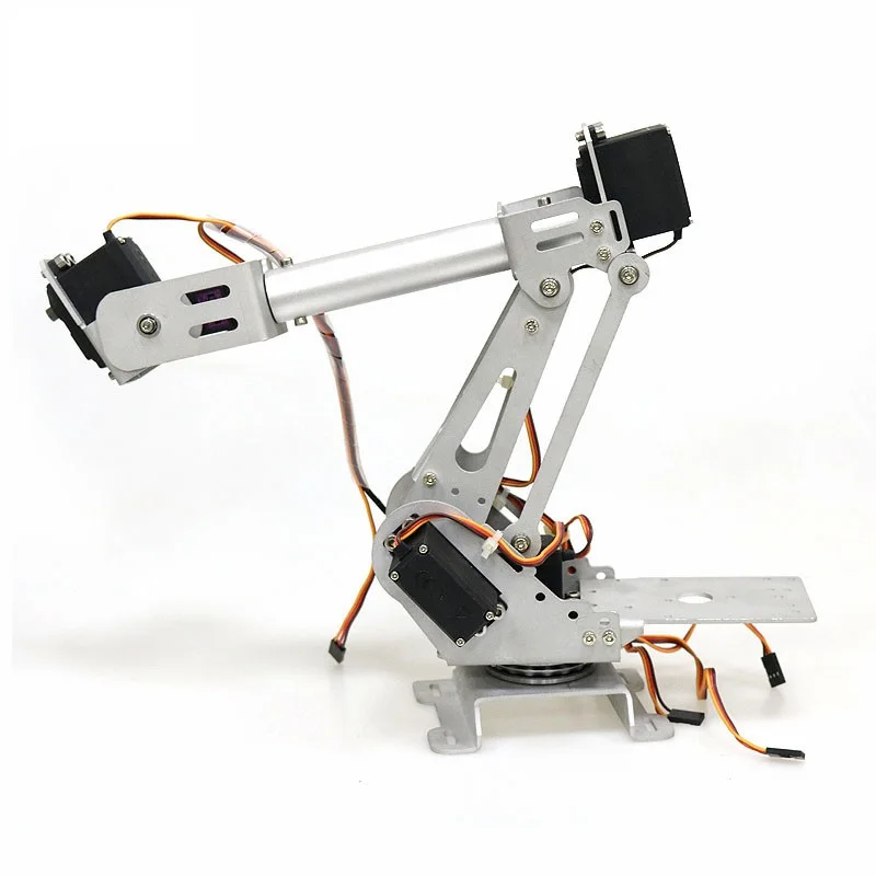 6 DOF Mechanical Arm with TS400 Shock Absorber Tank Chassis for Grabbing Transport DIY STEM Educational Project