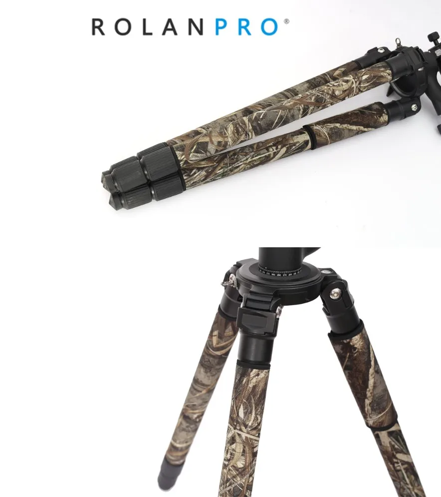 ROLANPRO Factory Direct Fashion osobowa z długimi rękawami moro na statyw/futerał ochronny na Gitzo Manfrotto Benro RRS Sirui