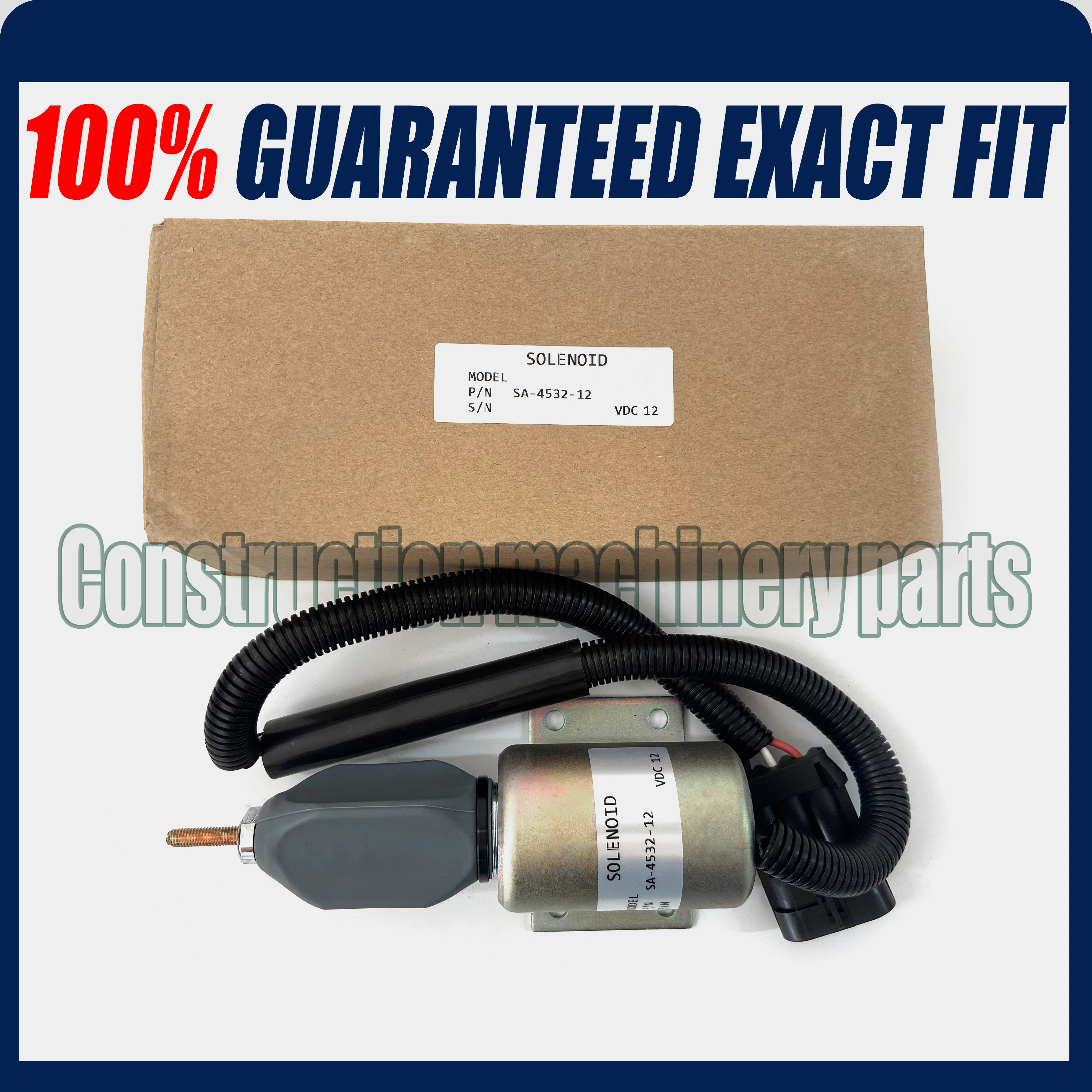 

Fuel Solenoid, 59009134, SA-4532-12, 2003ES For Ingersoll-Rand DD-130 Compactor B5.9-C