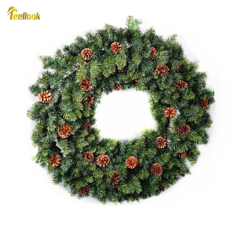 

Teellook Christmas Wreath Christmas Mall Hotel Home Decoration Arrangement