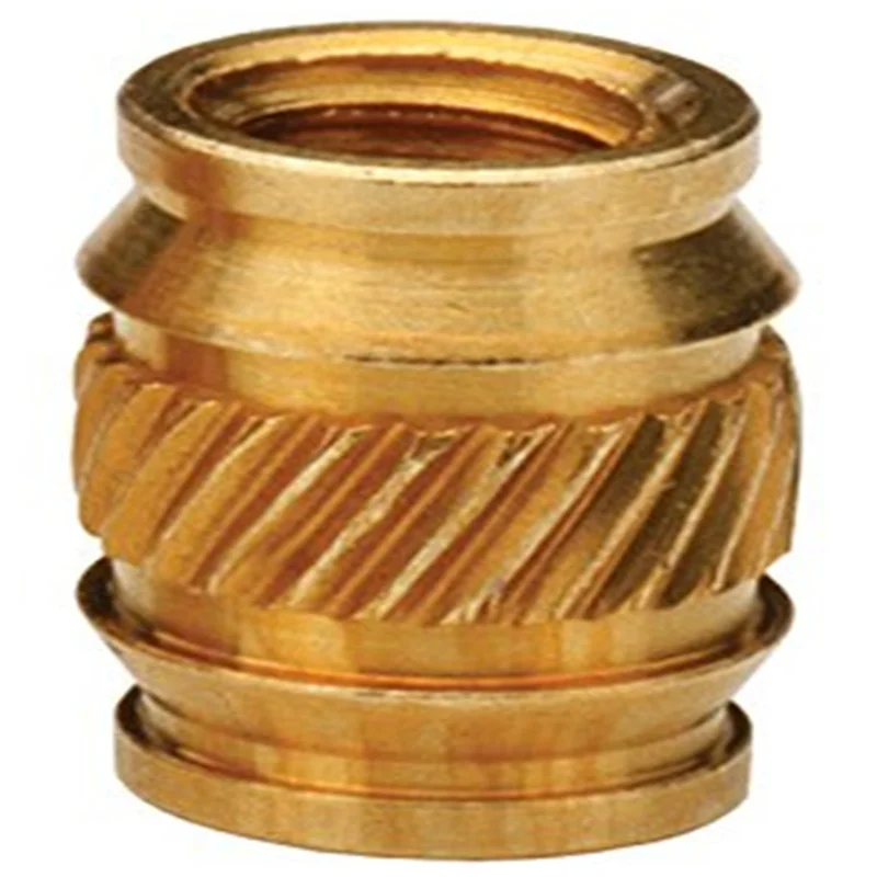 ISB-M3/M4/M5/M6 Brass Insert Nut knukles Nuts Insertos Knurling Copper Rivnut Threaded Rivet Ecrou Cejilla Inserti