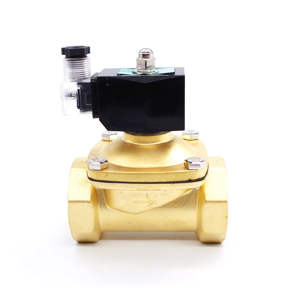 1-1/4inch 2/2 Normally Closed Brass Direct Acting  Lpg  Solenoid Valve ac24v 0-10bar