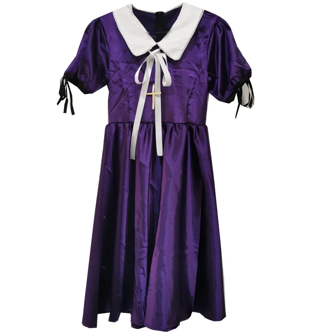 

2025 Gakkou Gurashi! School-Live! Megumi Sakura Cosplay Costume Purple Dress