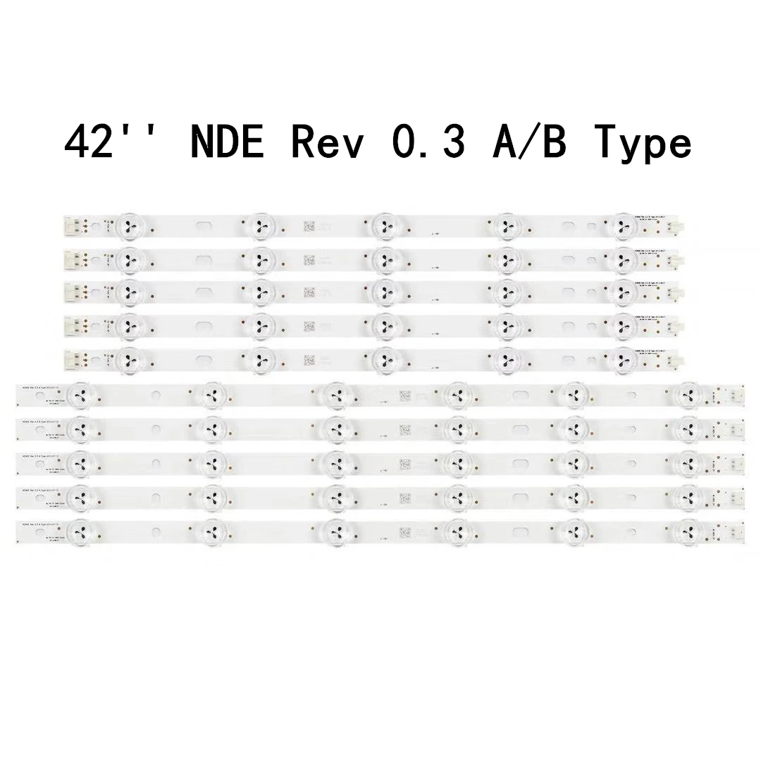 10PCS/LOT NEW AND ORIGINAL QUALITY LED STRIPS  FOR LG 42LS3150-TA  421LS315H-CA INNOTEK 42 NDE REV 0.3 A/BTYPE