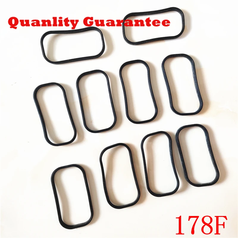 10PCS Air cooled diesel engine parts 170F 173F 178F 186F 188F rectangle body aprons 186FA 192F body sealing ring rubber ring