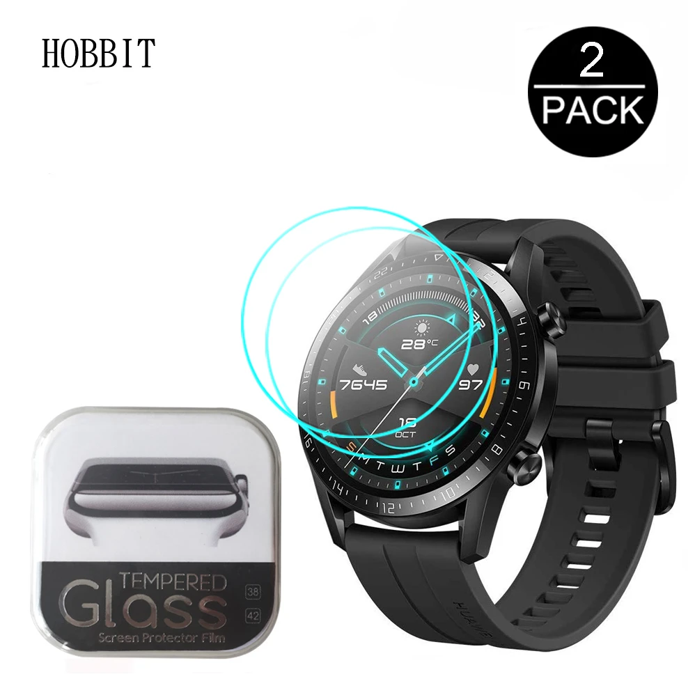 For Huawei Honor Magic Watch 2 GT 2 42mm 46mm GS Pro Smartwatch 2.5D Tempered Glass Screen Protector Anti-Scratch Clear Glass