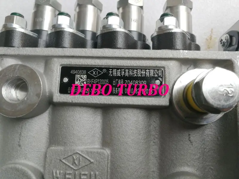 NEW GENUINE WEIFU DCEC 4BT 4BTA 3.9L 130HP High Pressure Diesel INJECTION PUMP 4940838 4P122 BHF4P120005