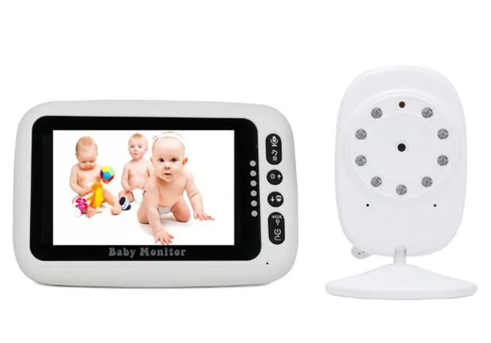 

4.3 Inch Wireless Long Distance Baby Monitor Intercom system Night Vision Security Camera Alarm Zoom Surveillance Babysitter