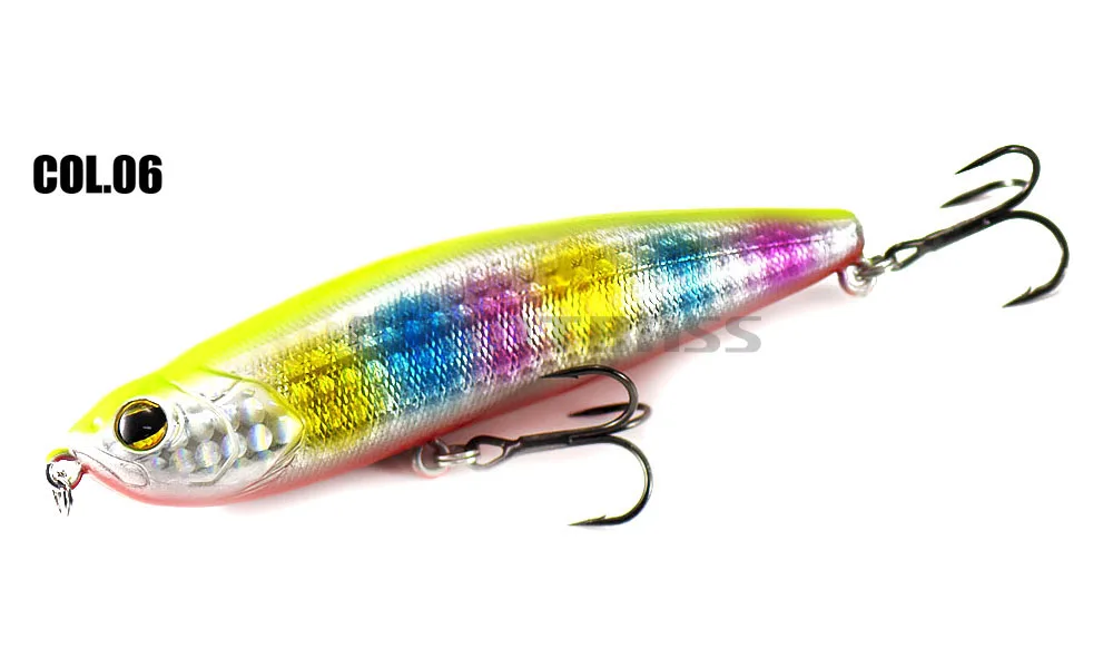 Countbass Floating Hardbaits 100 mm 3-15/16 Zoll 19 g 43/64 oz., Topwater Angelköder Bleistift Leurre Surface Popper Wobbler – Detail 11