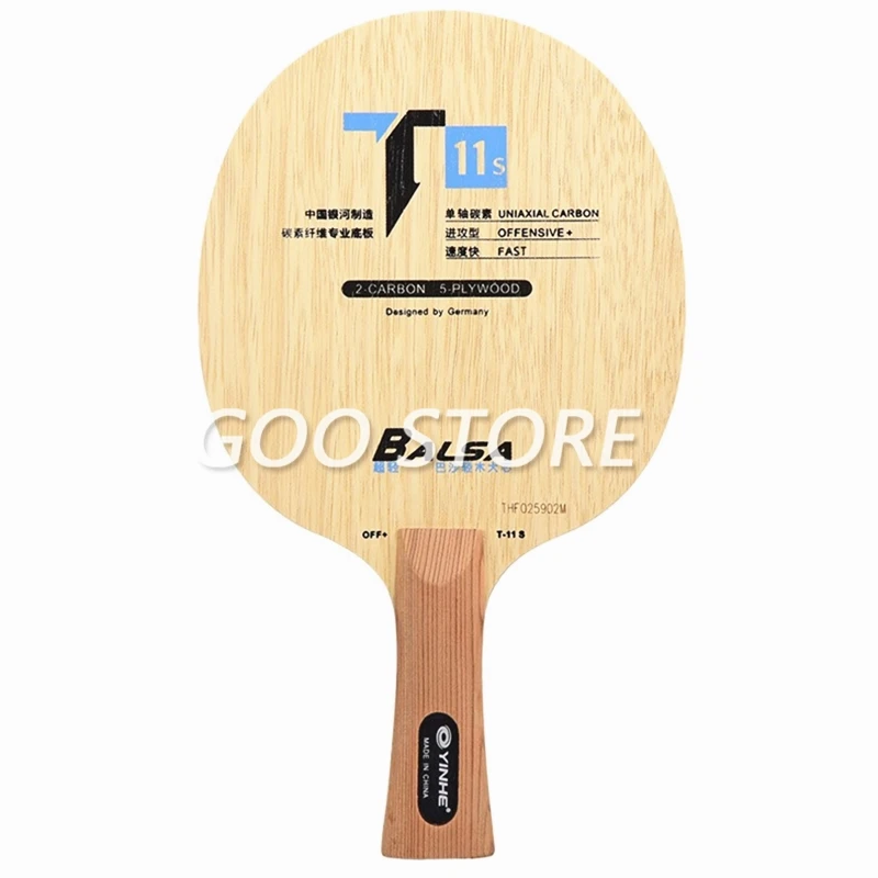 YINHE T11 / T11+ (Balsa Light Weight Carbon) YINHE Tischtennisschläger T-11 T11S Original Galaxy Racket Ping Pong Bat Paddle