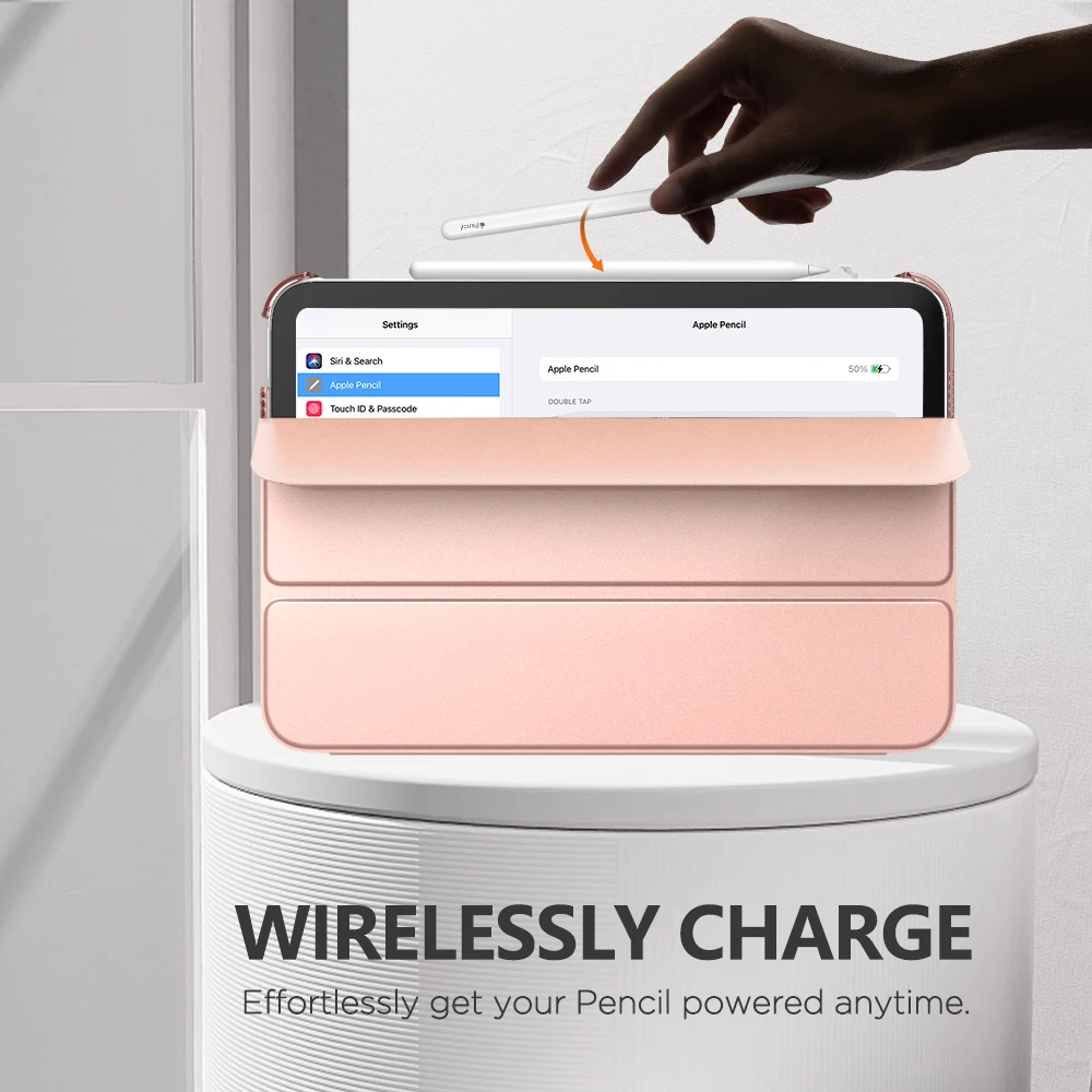 Case for New iPad Mini 6th Generation 8.3-inch 2021-Slim Lightweight Hard PC Back Shell Stand Cover with Translucent Frosted