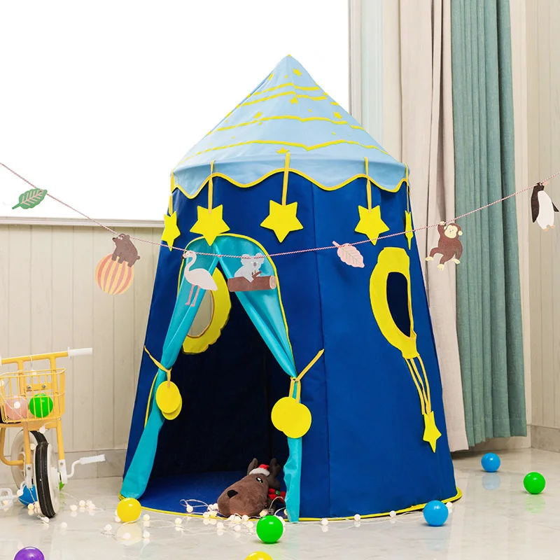 Kinder Zelt Innen Mädchen Spielen Haus Junge Mädchen Spielzeug Haus Prinzessin Castle Home Baby Jurte Geschenke Falten Zelte Kinder room Decor