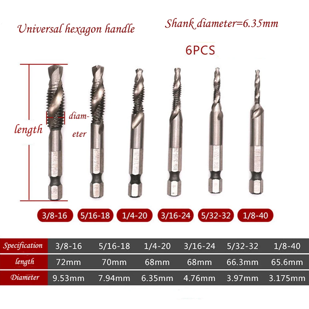 WENXING Đế Quốc 4341Multi-functional Hợp Chất Tập Vít Máy Mở Lỗ Gõ Chamfering Tích Hợp Tập Khoan