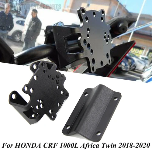 Soporte de teléfono frontal para motocicleta, soporte de placa de navegación GPS para teléfono inteligente HONDA CRF 1000L Africa Twin crf 1000l 2018 +