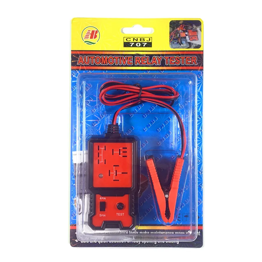 JD707 12V Universal Automotive Car Relay Tester LED Indicator Light Car Battery Checker Electronic Relay Tester Voltage Tester