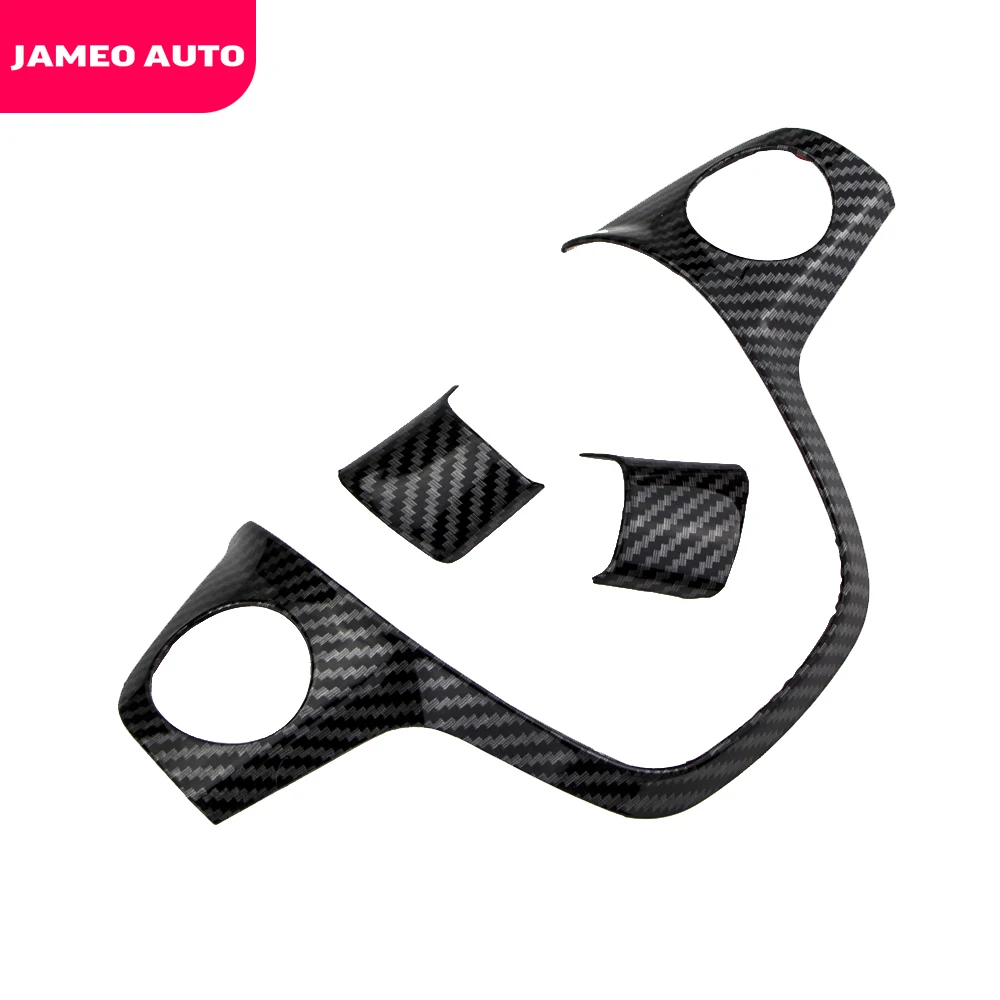 Jameo Auto Car Styling Steering Wheel Trim Cover Sticker Decoration Case for Ford New Focus 3 MK3 Sedan Hatchback 2012 2013 2014