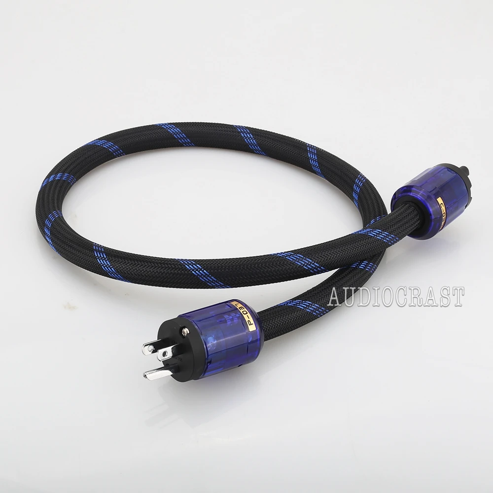 Neues High-End Reinkupfer US-Netzkabel Audiophiles Stromkabel US-Stecker mit Figure 8 IEC C7 IEC Stromkabel HIFI – Detail 3