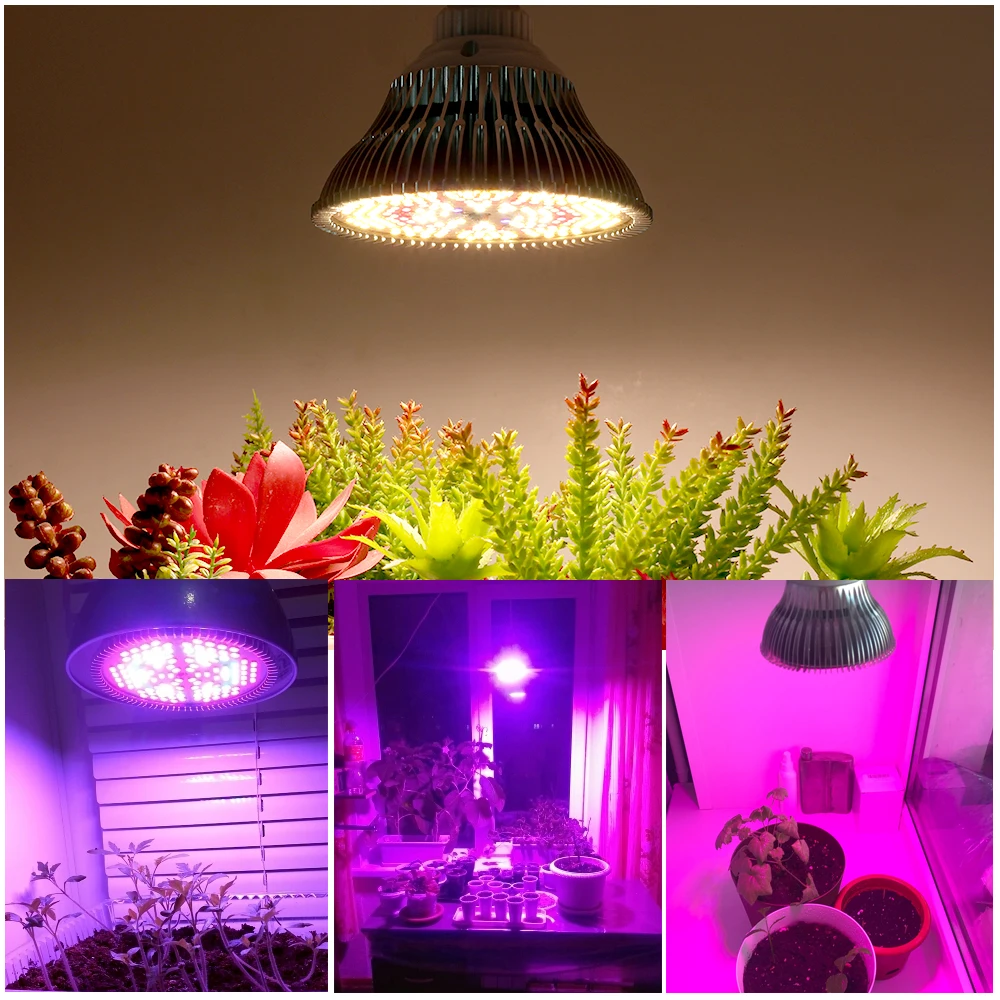 E27 Led Grow Lamp 250W Phyto Lamp Voor Hydrocultuur Groenten SMD2835 Volledige Spectrum Led Grow Light Voor Bloeiende Planten