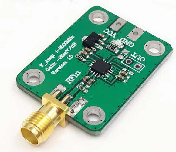 newRF Power Meter Logarithmic Detector Power Detection (1-8000MHz)