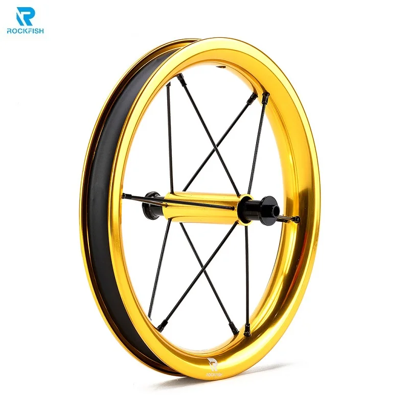 Rockfish K02 Aluminum Alloy Balance Bike Wheel Rim Set Koukua Pushbike 12 inches Wheel-set Sliding Bicycle Wheel Hub Set