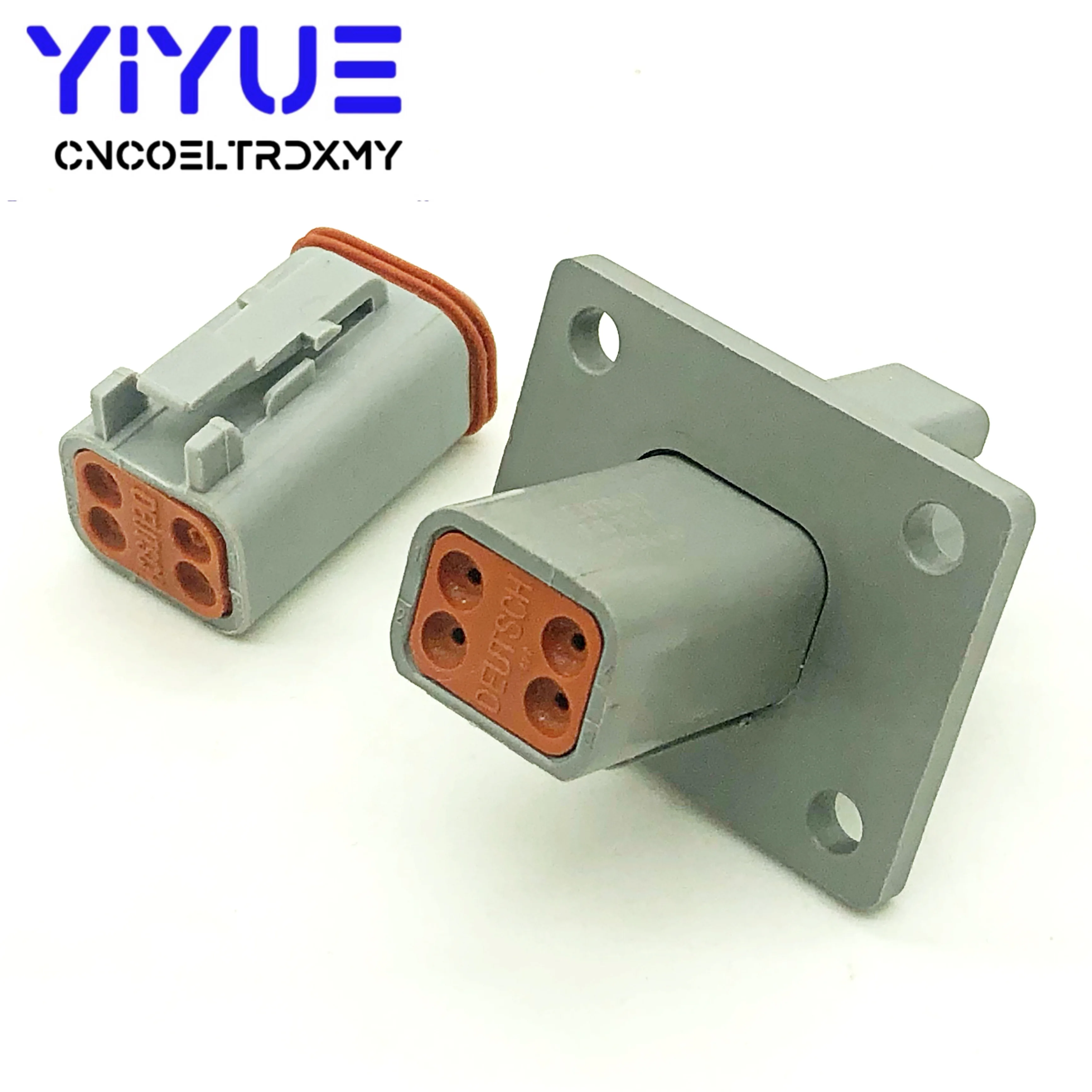 Deutsch DT Waterproof Wire Connector DT04-2/3/4/6/8P-L012 male and female 2/3/4/6/8Pin Automotive Sealed Plug with pins