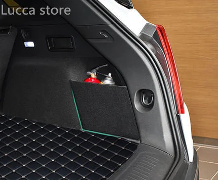 Car Trunk Side storage organizer for Cadillac XT4 XT5 XT6 CT4 CT5 CT6 Car trunk storage plate accessories Modification