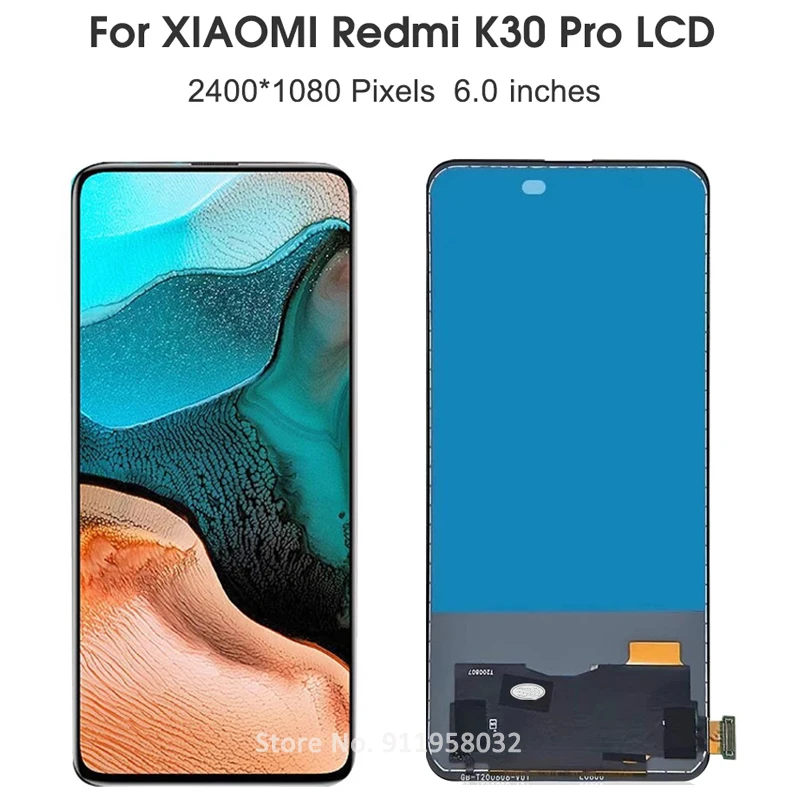 Tested TFT LCD For Xiaomi Redmi Poco F2 Pro /K30 Pro LCD Display Touch Screen Digitizer Replacement For Redmi K30Pro Zoom LCDs