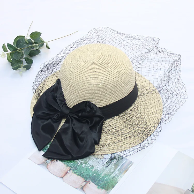 Sombreros de tul negro, Base con velo de jaula de pájaros, velos de novia, accesorios para el cabello, sombreros de cóctel, novedad