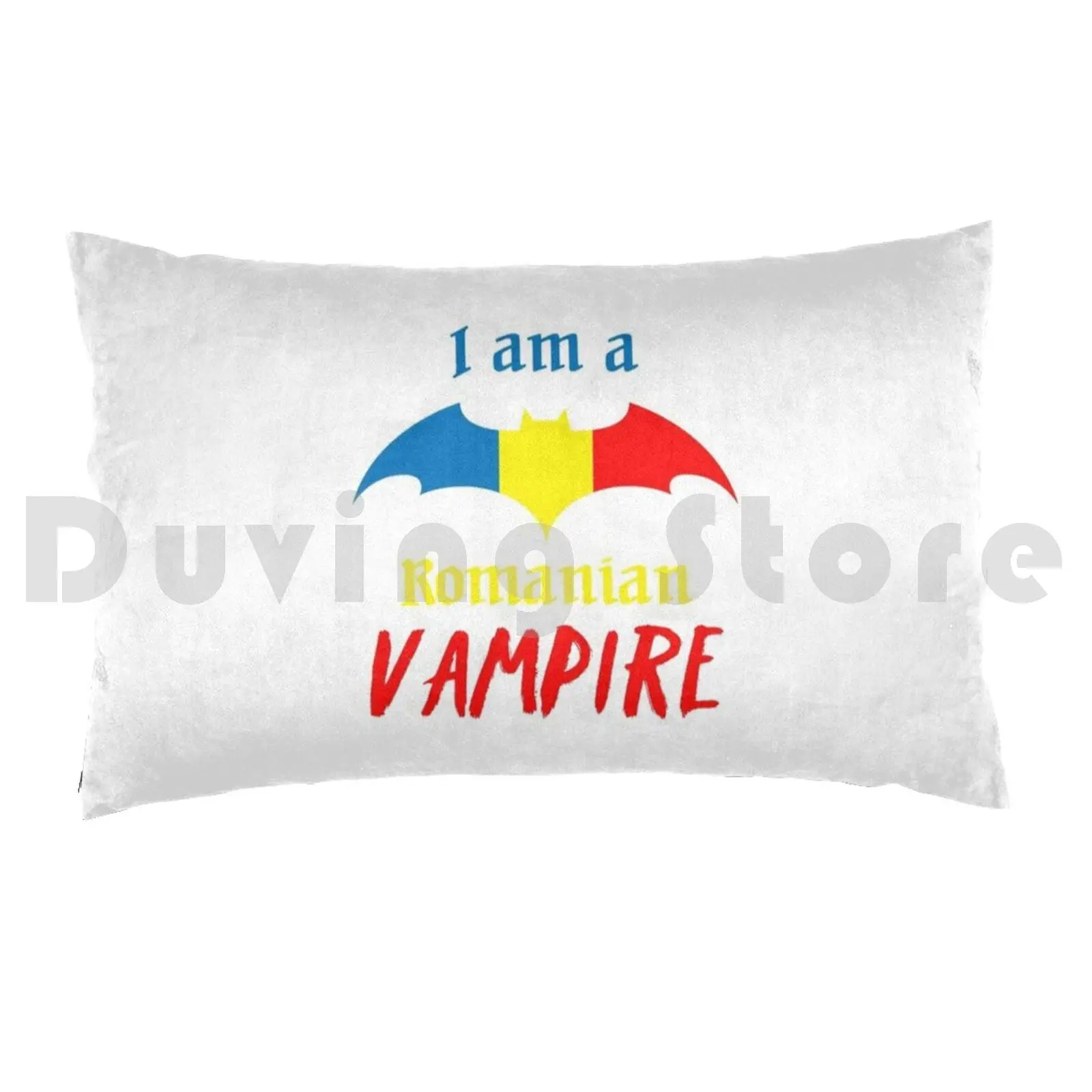 Romanian Vampire Halloween Pillow Case Printed 50x75 Zombie Halloween Vampire Costume Monster Romania Romanian